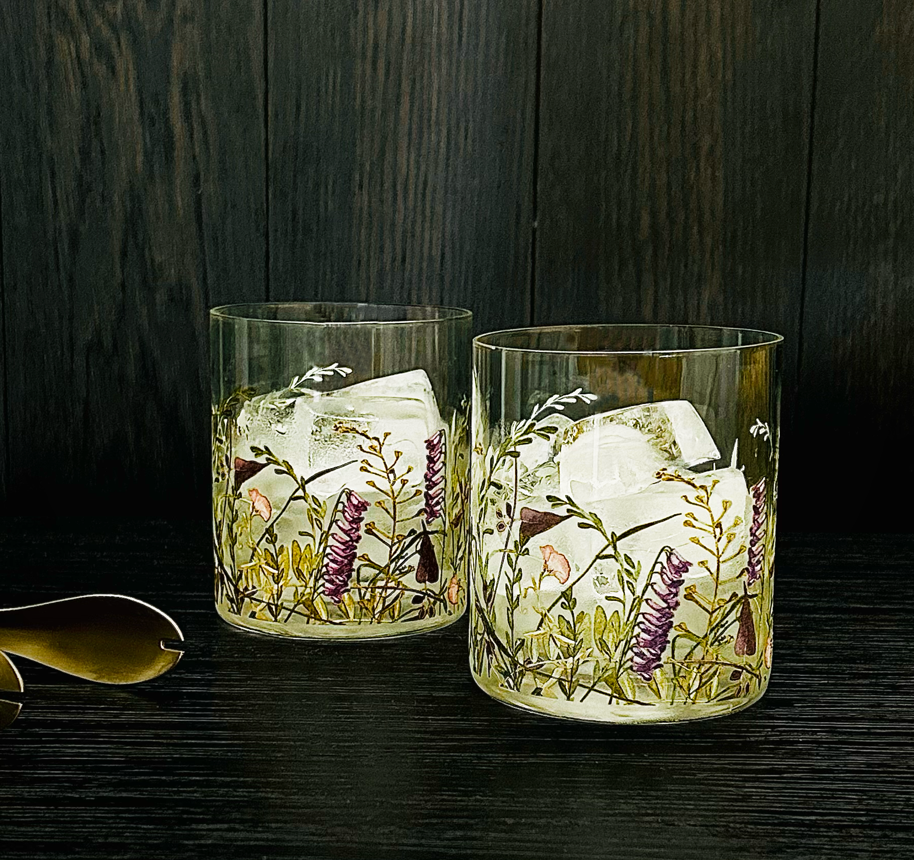 NEW Wildflower Old Fashioned Single Glass