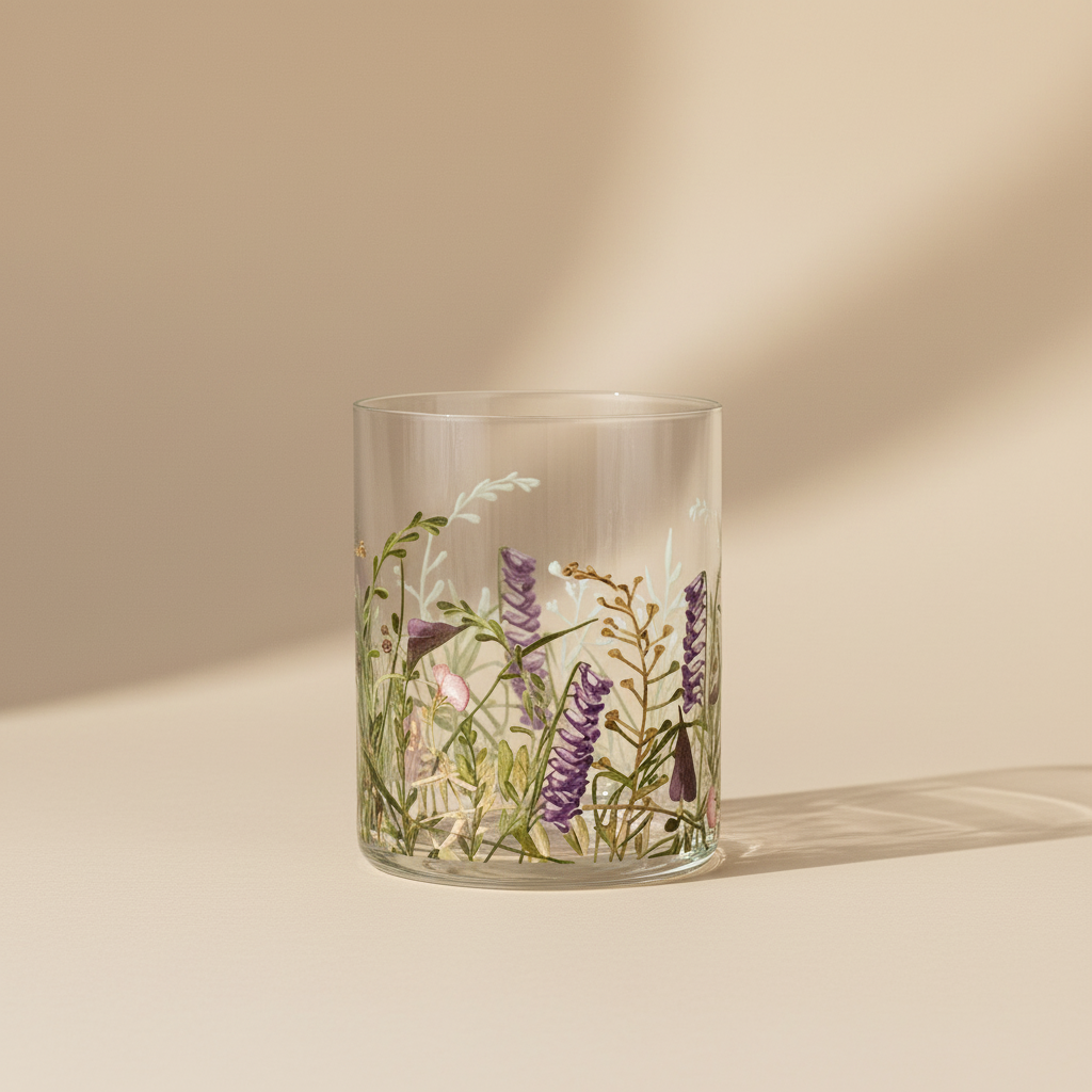 NEW Wildflower Old Fashioned Single Glass