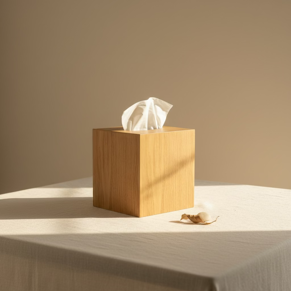 Nel Lusso Tokyo Tissuebox Holder Natural