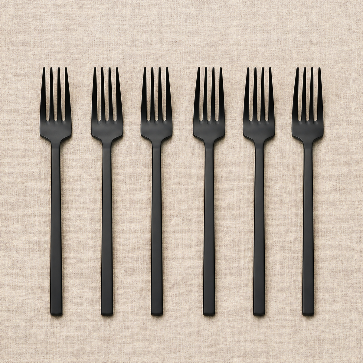 NEW Otto Dessert Fork Set of 6 Vintage Black  - Pre order for November