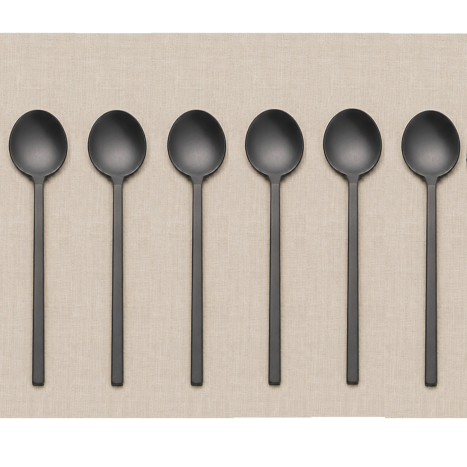 NEW Otto Dessert Spoon Set of 6 Vintage Black - Pre order for October