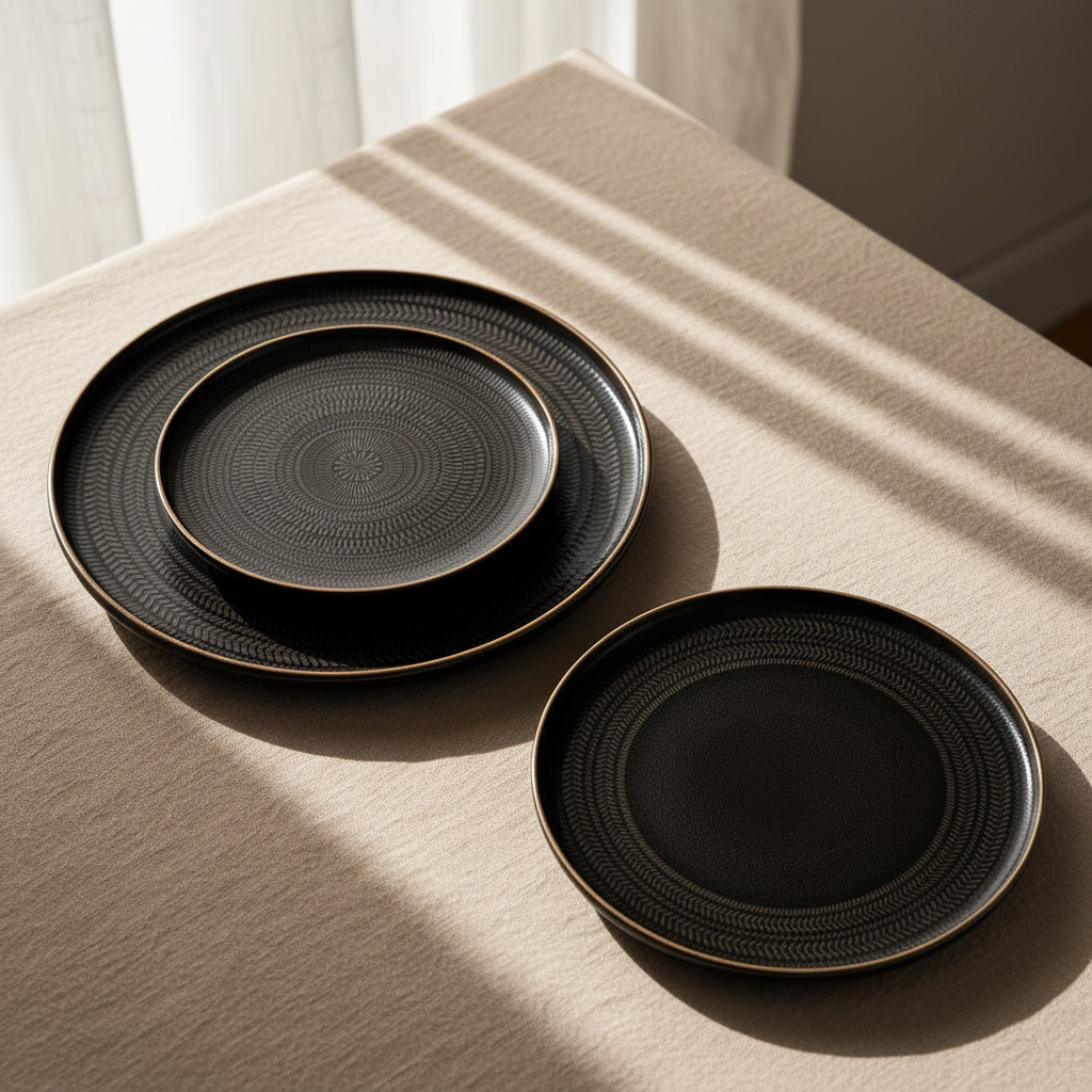 NEW Lotti 33cm Serving Platter umber