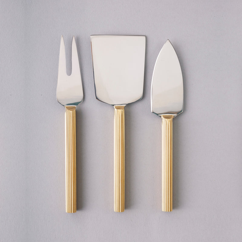Nel Lusso Lino Cheese Knife Set of 3